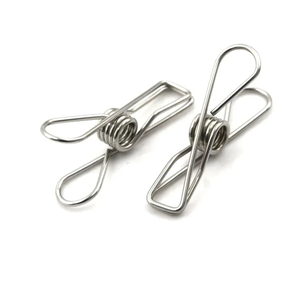 PowerClips (Umweltfreundliche 100% rostfreie Edelstahlklammern)
