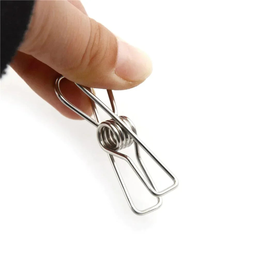 PowerClips (Umweltfreundliche 100% rostfreie Edelstahlklammern)