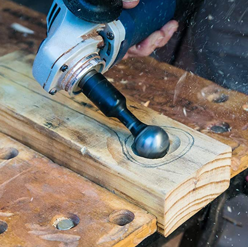 WoodyShaper Pro | Kugelfräser-Aufsatz für Bohrmaschine & Flex