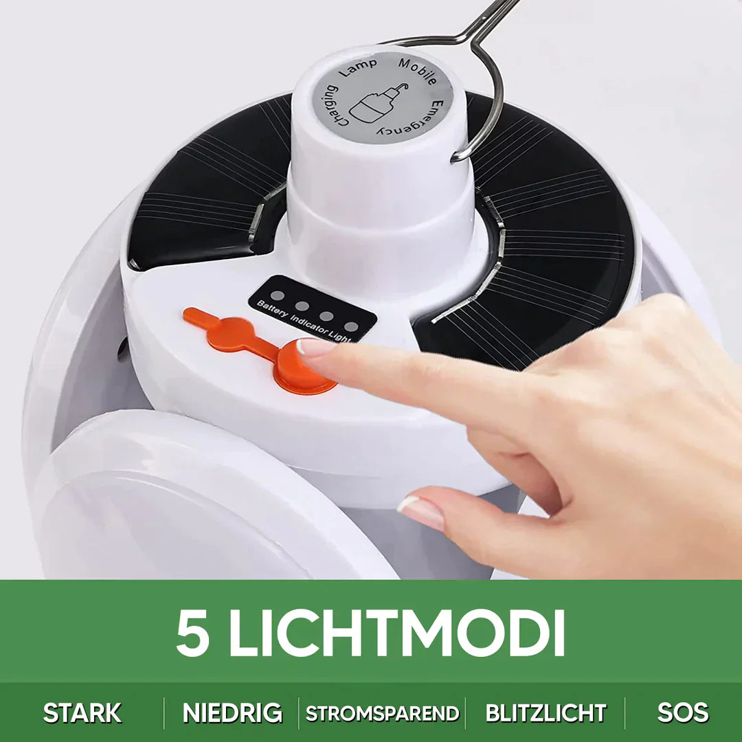 SmartLamp - Solarlampe mit 5 Leuchtflächen