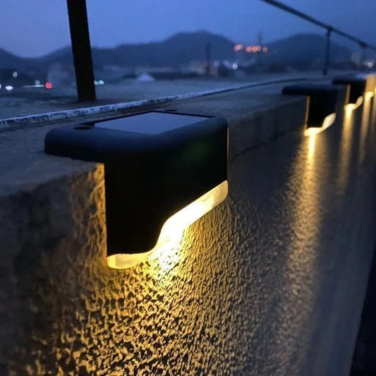 LED Solar Lampen Set für Treppen, Geländer und mehr